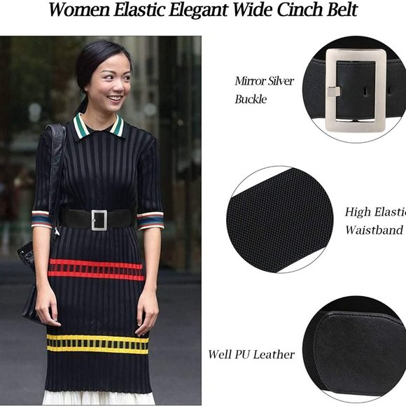 Women Wide Cinch Waist Belt Ladies Fashion Belt main image 5